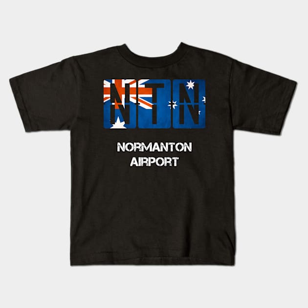 NTN Normanton Airport code Kids T-Shirt by Storeology